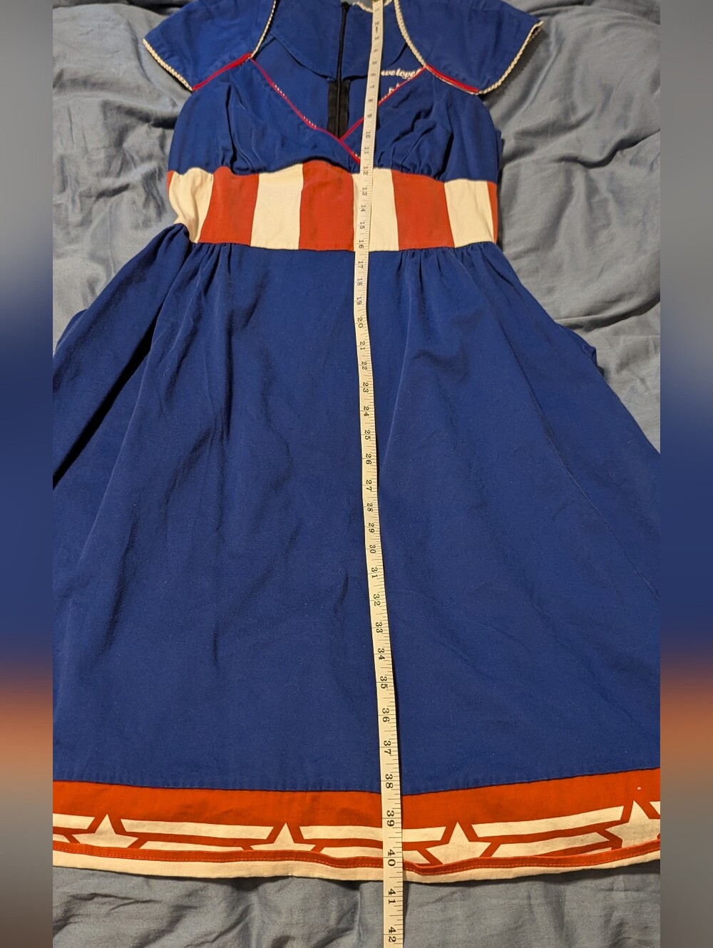 Marvel Licensed Captain America/Captain Marvel Dress - Picture 4 of 9
